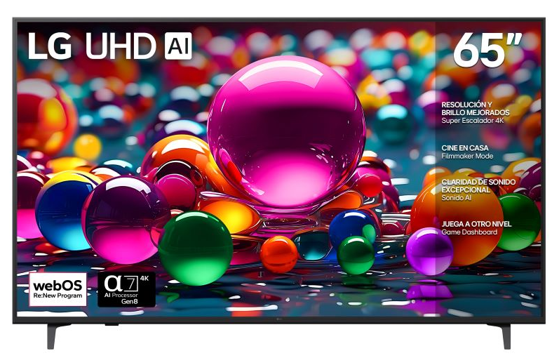 LG Smart TV LED 65UA8055PSA 65", 4K Ultra HD, Negro