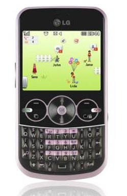 LG GW300, 2.4'', Bluetooth 2.1, Negro/Rosa