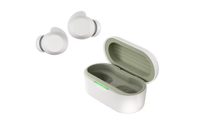 LG Audífonos Intrauriculares con Micrófono xboom Buds Lite, Inalámbrico, Bluetooth, Blanco