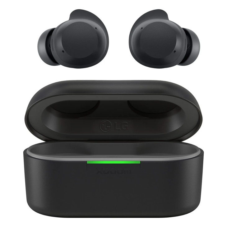 LG Audífonos Intrauriculares con Micrófono Buds Plus, Inalámbrico, Bluetooth, Negro