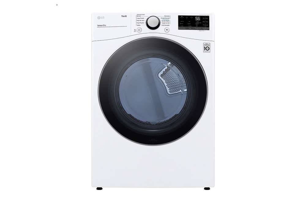 LG Secadora de Carga Frontal DF22WV2SR, 22kg, Blanco