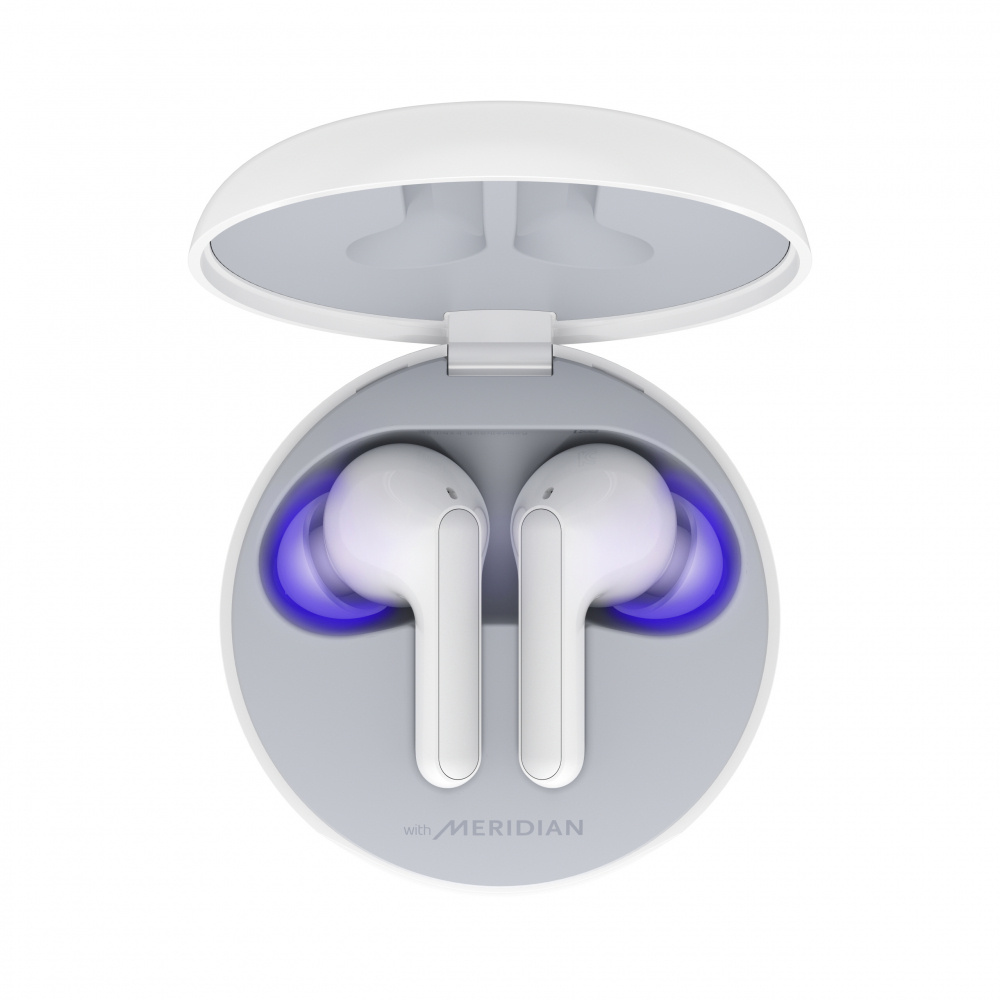 LG Audífonos Intrauriculares con Micrófono TONE Free FN6, Inalámbrico, Bluetooth 5.0, USB-C, Blanco