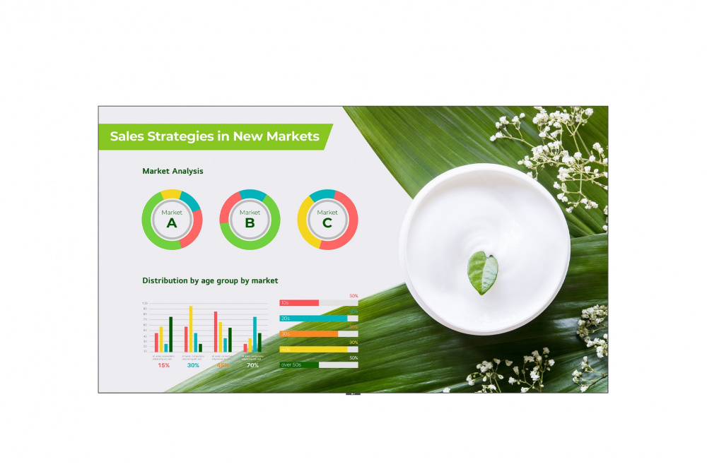 LG LAPA136 Pantalla Comercial LED 136", Full HD, Negro