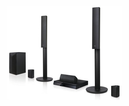 LG Home Theater LHB645, Bluetooth, 5.1, 1000W, 3D, HDMI, Blu-Ray Player Incluido