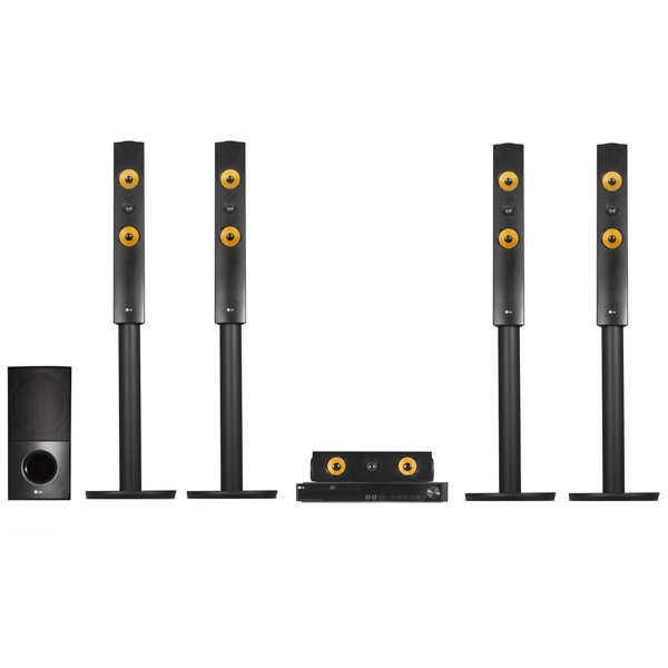 LG Home Theater LHB755, Bluetooth, 5.1, 1200W, 3D, HDMI, Blu-Ray Player Incluido