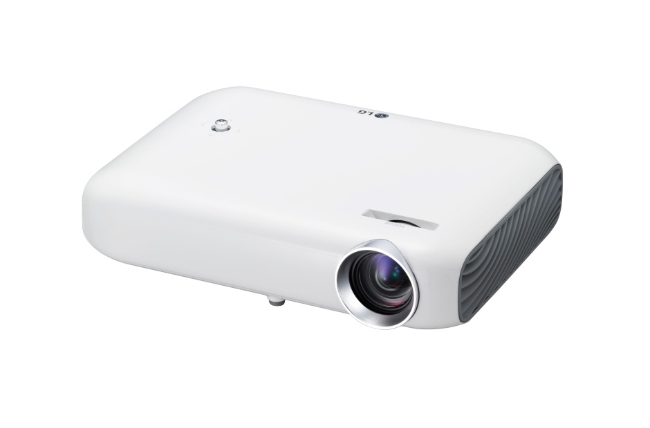 Proyector LG Minibeam PW1000 DLP, 1000 Lúmenes, con Bocinas, Blanco
