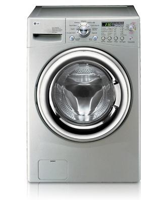 LG Lavadora de Carga Frontal WDE13896RD, 13kg, 9 Programas de Lavado, Titánico