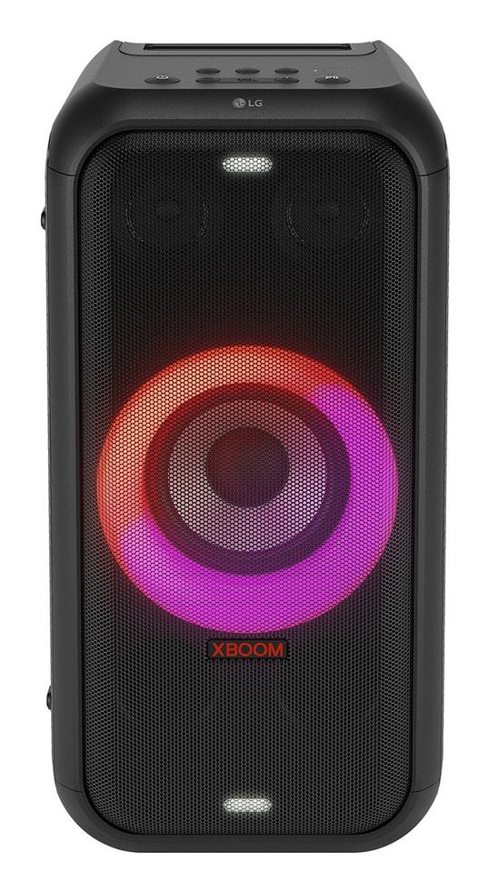 LG Bocina Portátil XL5T, Bluetooth, Alámbrico/Inalámbrico, USB-A, 200W, Negro - Resistente a Polvo/Agua