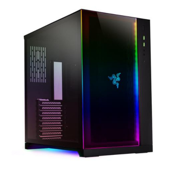 Gabinete Lian Li 011 Dynamic Razer con Ventana RGB, Full-Tower, ATX/EATX/Micro ATX, USB 3.0/3.1, sin Fuente/Ventiladores Instalados, Negro