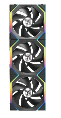 Ventilador Lian Li Uni Fan SL Wireless 120, 3x 120mm, 2000RPM, ARGB, Negro