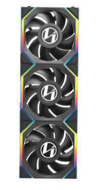Ventilador Lian Li Unifan Sl White Wireless LCD 120, 3x 120mm, 1900RPM, ARGB, Negro