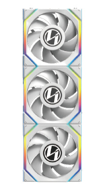 Ventilador Lian Li Unifan Sl White Wireless LCD 120, 3x 120mm, 1900RPM, ARGB, Blanco