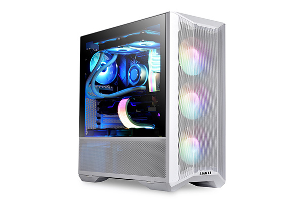 Gabinete Lian Li Lancool II Mesh RGB C con Ventana, Midi-Tower, ATX/EATX/ITX, USB 3.0, sin Fuente, Snow Edition