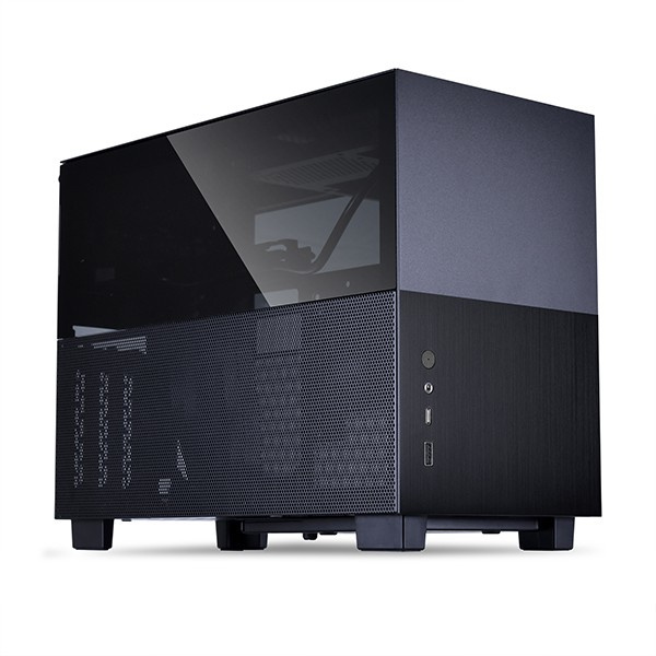 Gabinete Lian Li Q58X3 con Ventana, Mini Tower, Mini-ITX, USB 3.0, sin Fuente/Ventiladores Instalados, Negro