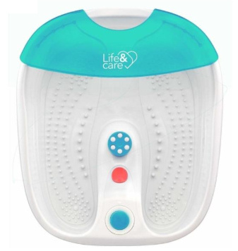 Life&Care Tina de Masaje para Pies FM-506A, Burbujas/Vibración, Blanco