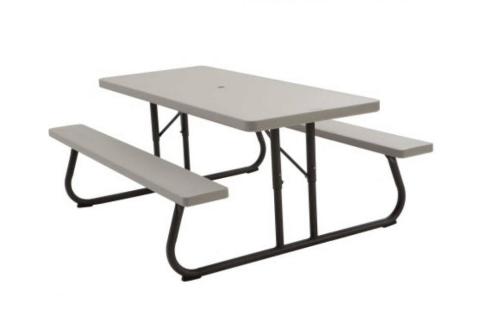 Lifetime Mesa Plegable de Picnic 22119, 182.9 x 76.2cm, Blanca