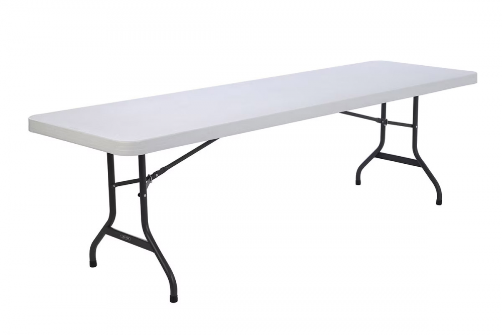 Lifetime Mesa Plegable 80219, 244cm x 76cm, Blanco