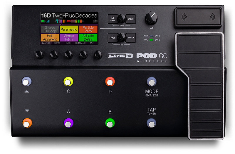 Line 6 Pedal de Efectos POD Go Wireless, Negro