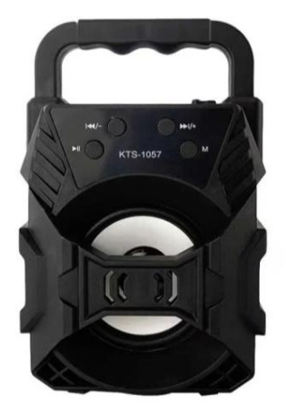 Link Bits Bocina Portátil KTS-1057, Bluetooth, Alámbrico/Inalámbrico, 5W, Negro