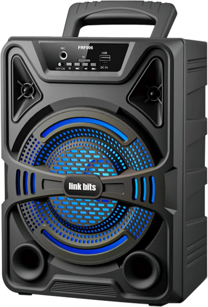 Link Bits Bocina Portátil VA880T, Bluetooth, Alámbrico/Inalámbrico, USB-A, 10W, Negro