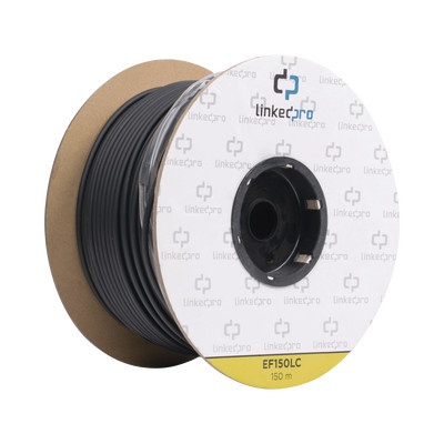 LinkedPRO Cable Fibra Óptica Monomodo 9/125 2x LC Macho - 2x LC Macho, 150 Metros, Negro
