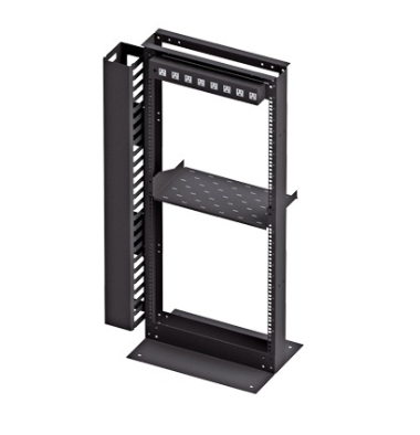 LinkedPRO Rack Abierto de 2 Postes 19", 24U, hasta 460kg, Negro