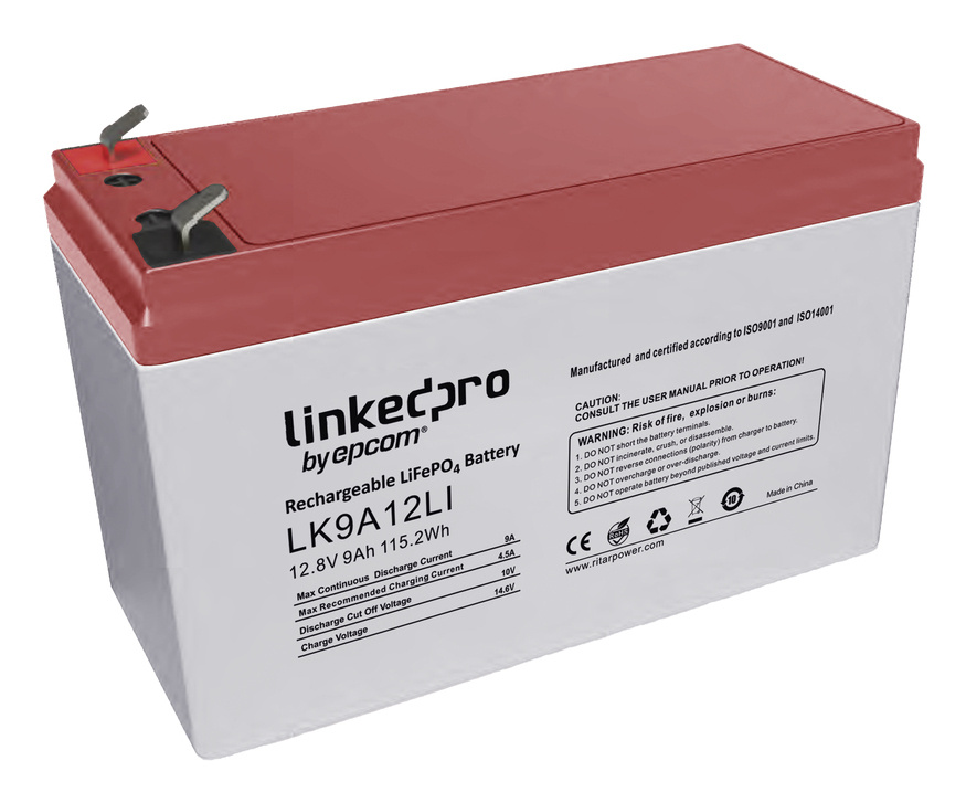 LinkedPRO Batería de Reemplazo para No Break LK9A12LI, 12V, 9Ah