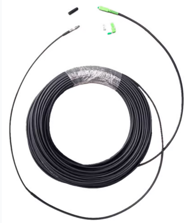 LinkedPRO Cable Fibra Óptica Monomodo G.657.A2 SC/APC Macho - SC/APC Macho, Núcleo 9µm, Cubierta 9µm, 200 Metros, Negro