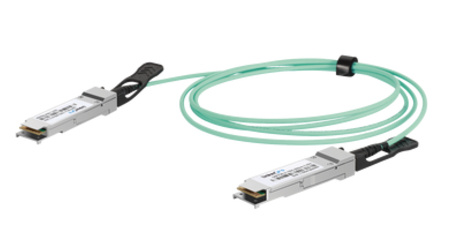 LinkedPRO Cable Fibra Óptica OM4 QSFP28 Macho - QSFP28 Macho, 3 Metros, Verde