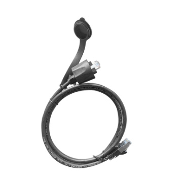 LinkedPRO Cable Patch Industrial Cat6 FTP RJ-45 Macho - RJ-45 Macho, 1 Metros, Negro