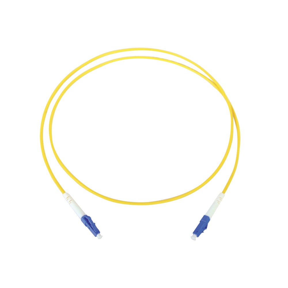 LinkedPRO Cable Fibra Óptica Monomodo LC Macho - LC Macho, 1 Metro, Amarillo