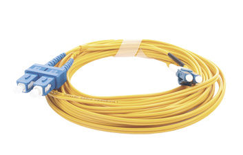 LinkedPRO Cable Fibra Óptica Monomodo G.652D SC Macho - LC Macho, Núcleo 9µm, Cubierta 125µm, 5 Metros, Amarillo