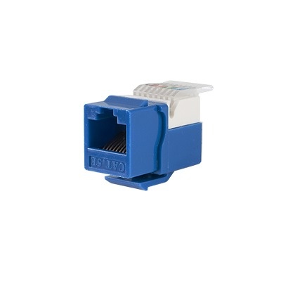 LinkedPRO Jack de Red Modular Cat5e, RJ-45, Azul/Blanco
