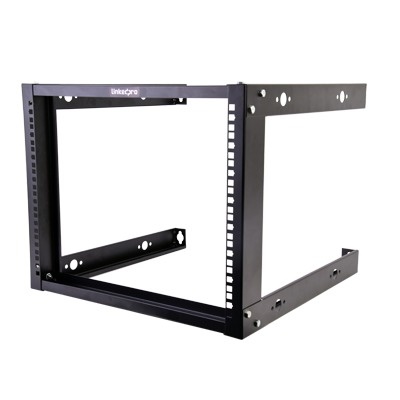 LinkedPRO Rack de Pared Abierto de 19'', 8U, Negro