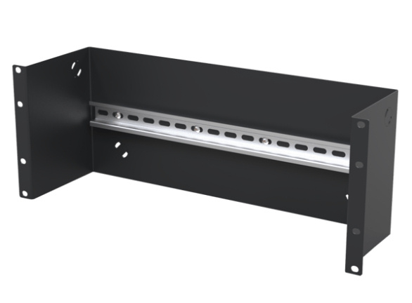 LinkedPRO Riel con Soporte de Montaje LP-RDM-4U para Rack 4U, Acero Inoxidable 