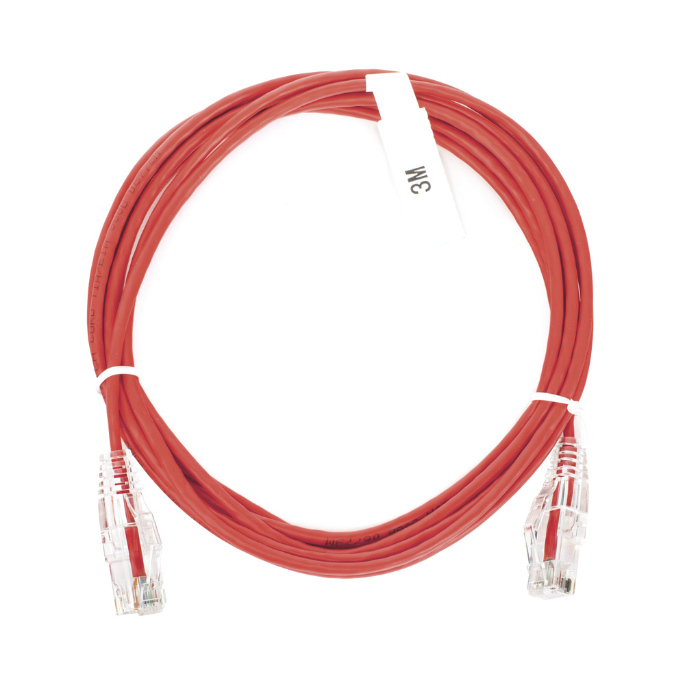 LinkedPRO Cable Patch Cat6 UTP RJ-45 Macho - RJ-45 Macho, 3 Metros, Rojo