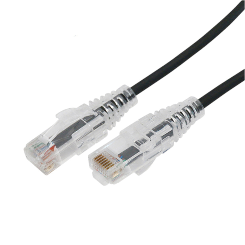 LinkedPRO Cable Patch Slim Cat6A UTP RJ-45 Macho - RJ-45 Macho, 10 Metros, Negro