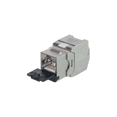 LinkedPRO Jack de Red Cat6a, RJ-45, Plata