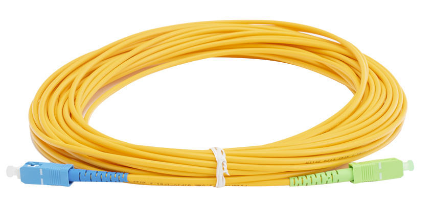 LinkedPRO Cable Fibra Óptica Monomodo G.652D SC Macho - SC Macho, Núcleo 9µm, Cubierta 125µm, 15 Metros, Amarillo