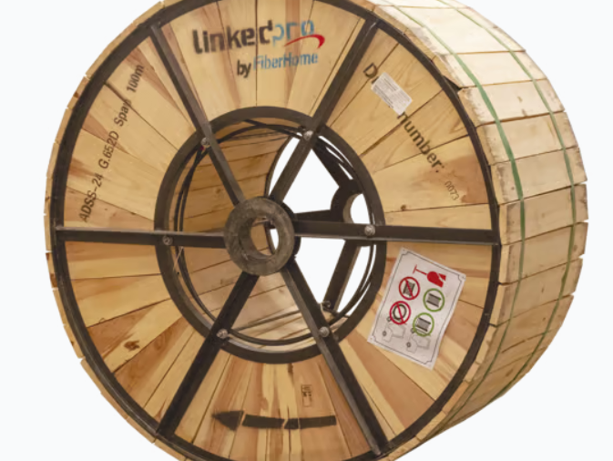 LinkedPRO Bobina de Fibra Óptica G.652D, Monomodo, 4000 Metros