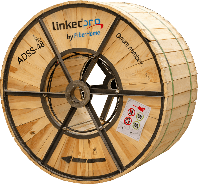 LinkedPRO Bobina de Fibra Óptica G.652D, Monomodo, 4000 Metros