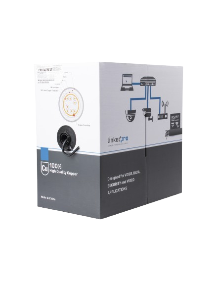 LinkedPRO Bobina de Cable Ethernet Cat5e, UTP, 305 Metros