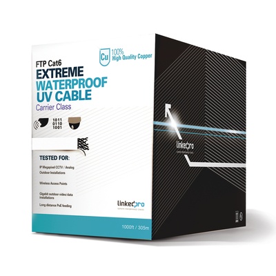 LinkedPRO Bobina de Cable Ethernet Cat6, UTP, 305 Metros