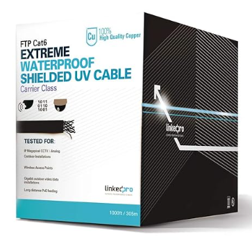 LinkedPRO Bobina de Cable Ethernet Cat6, F/UTP, 305 Metros