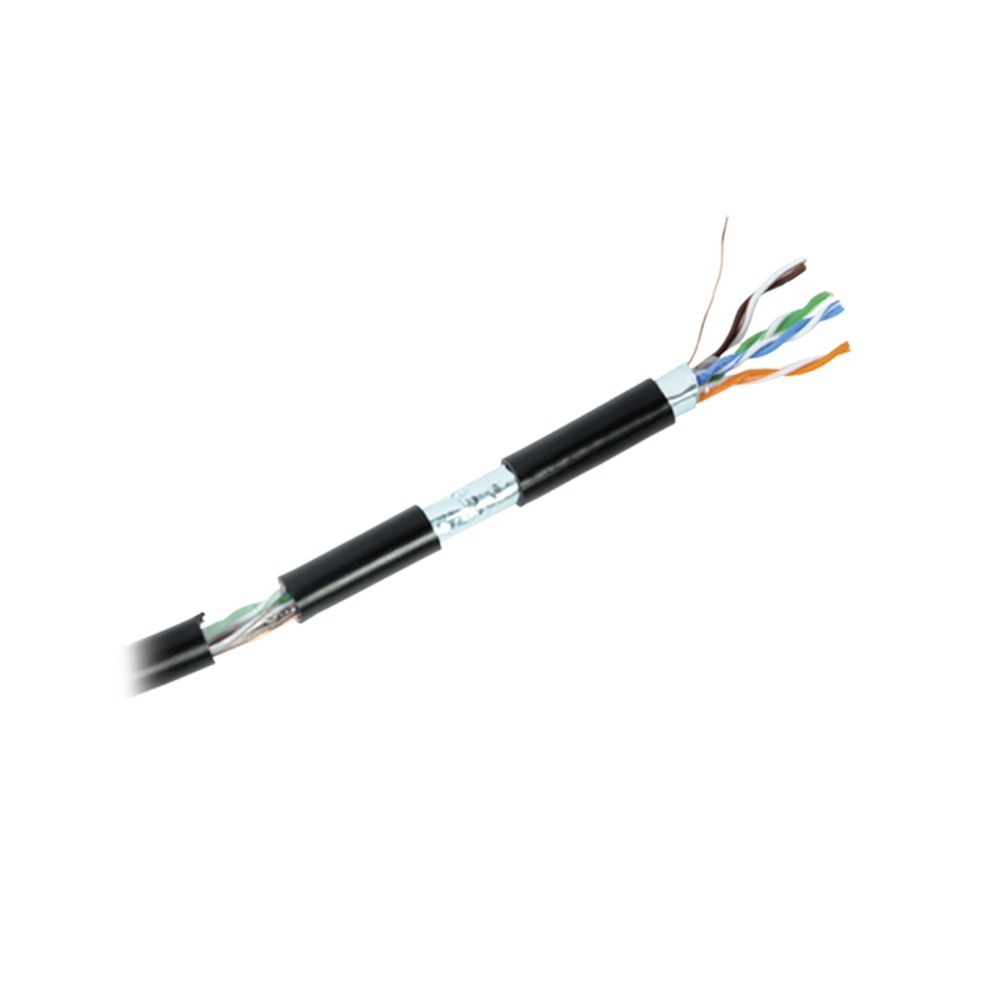 LinkedPRO Bobina de Cable Cat5e FTP, 152.5 Metros, Negro