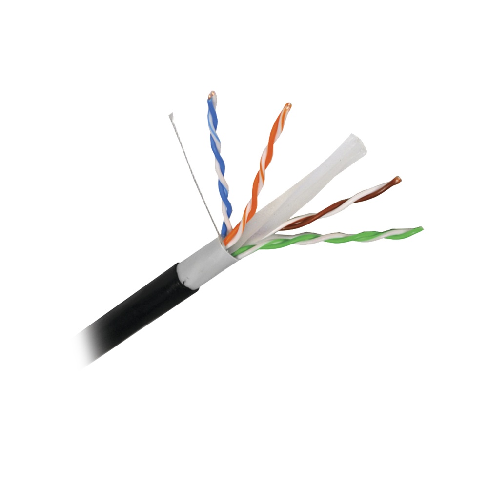 LinkedPRO Bobina de Cable Cat6 UTP, 152.5 Metros, Negro