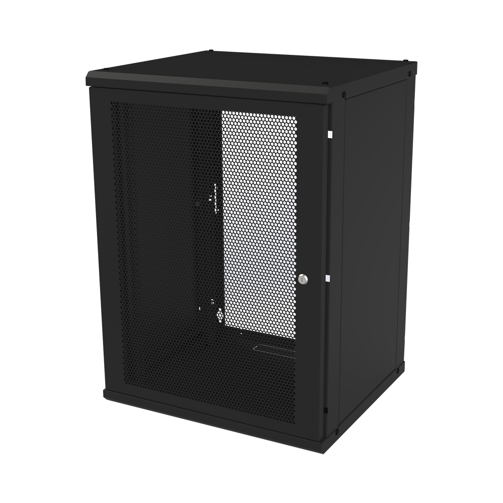 LinkedPRO Gabinete de Pared 19", 16U, hasta 100Kg, Negro