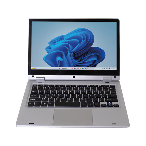 Laptop Lm LM-7500, 11.6" 1366x768 HD Táctil, Intel Celeron N4020, 6GB, 128GB SSD, Windows 11 Pro, Inglés