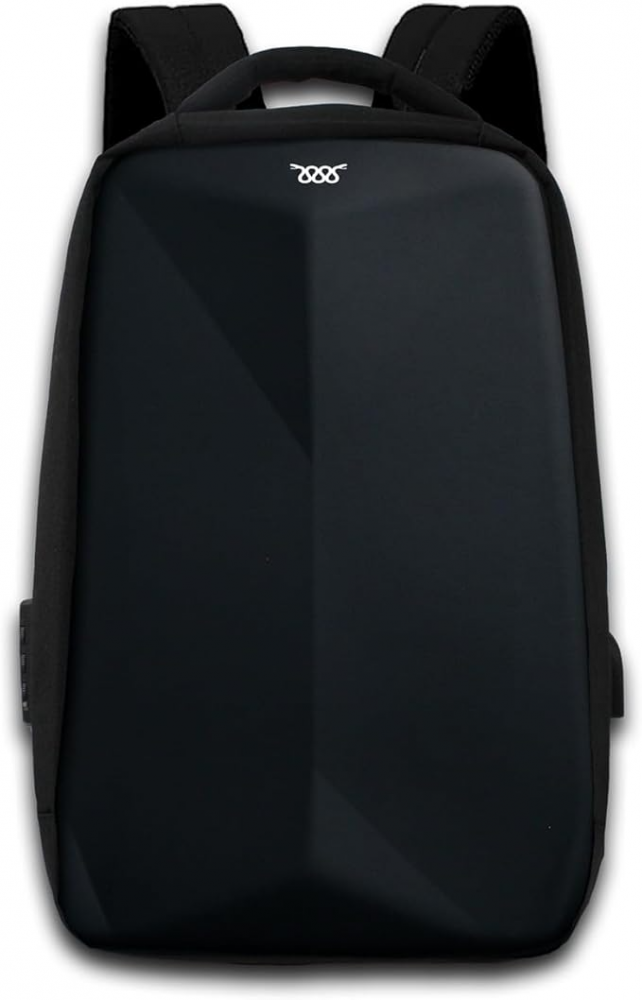 Lodbrok Mochila RE7 de Nylon/Poliéster para Laptop 17", Negro