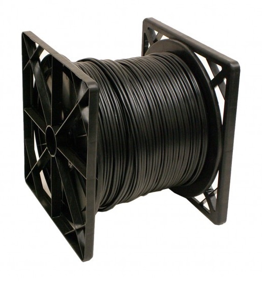 Logico Bobina de Cable Coaxial Siamese RG59, 152 Metros, Negro